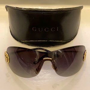 Havana Brown & Gold original Gucci Sunglasses